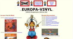 Desktop Screenshot of europa-vinyl.de