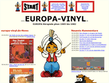 Tablet Screenshot of europa-vinyl.de